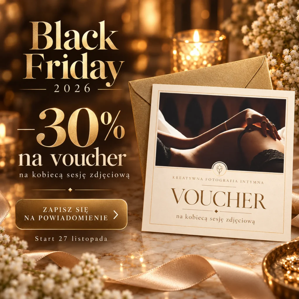 Black Friday 2026 – voucher na kobiecą sesję zdjęciową 2 Black Friday 2026–powiadonienie o promocji